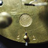 Violin clock and its Louis XV candlesticks