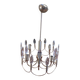Brass and glass chandelier by Gaetano Sciolari