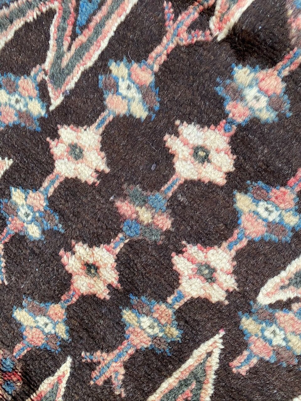 Vintage Persian carpet mazlaghan 126x192 cm