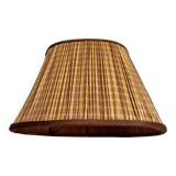Pleated silk lampshade