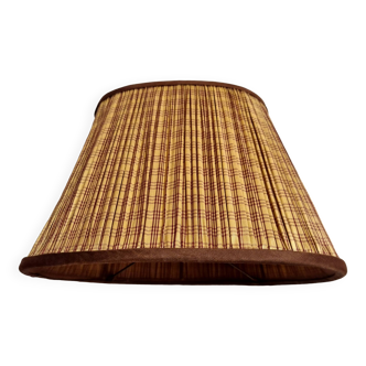 Pleated silk lampshade