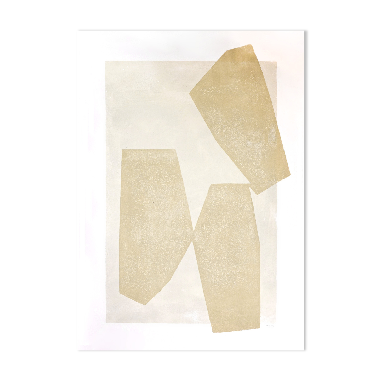 Painting on paper 50x70cm • signed Eawy