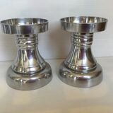Pair of silver candle holders