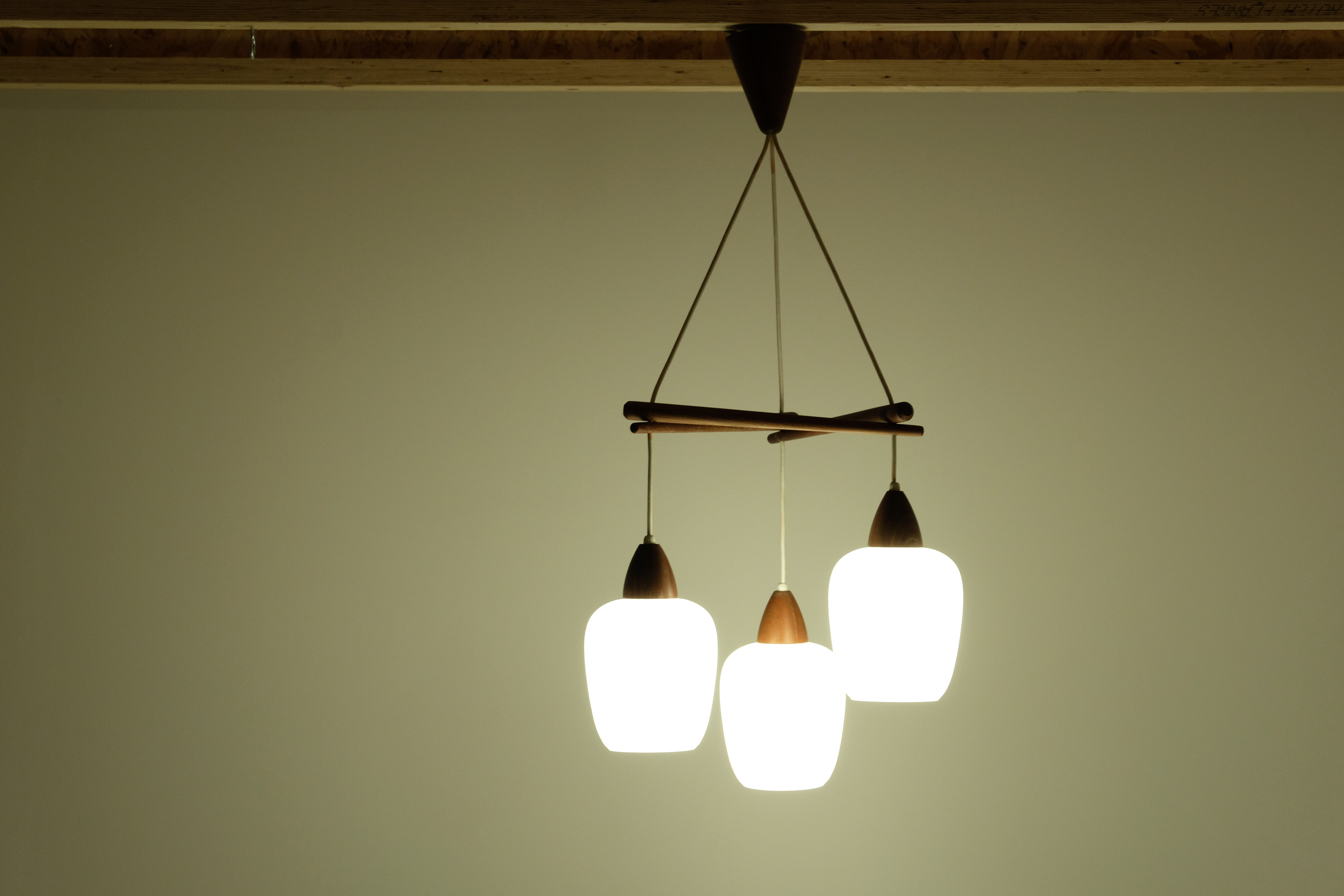 Scandinavian teak suspension 1960's