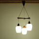 Suspension scandinave en teck 1960's