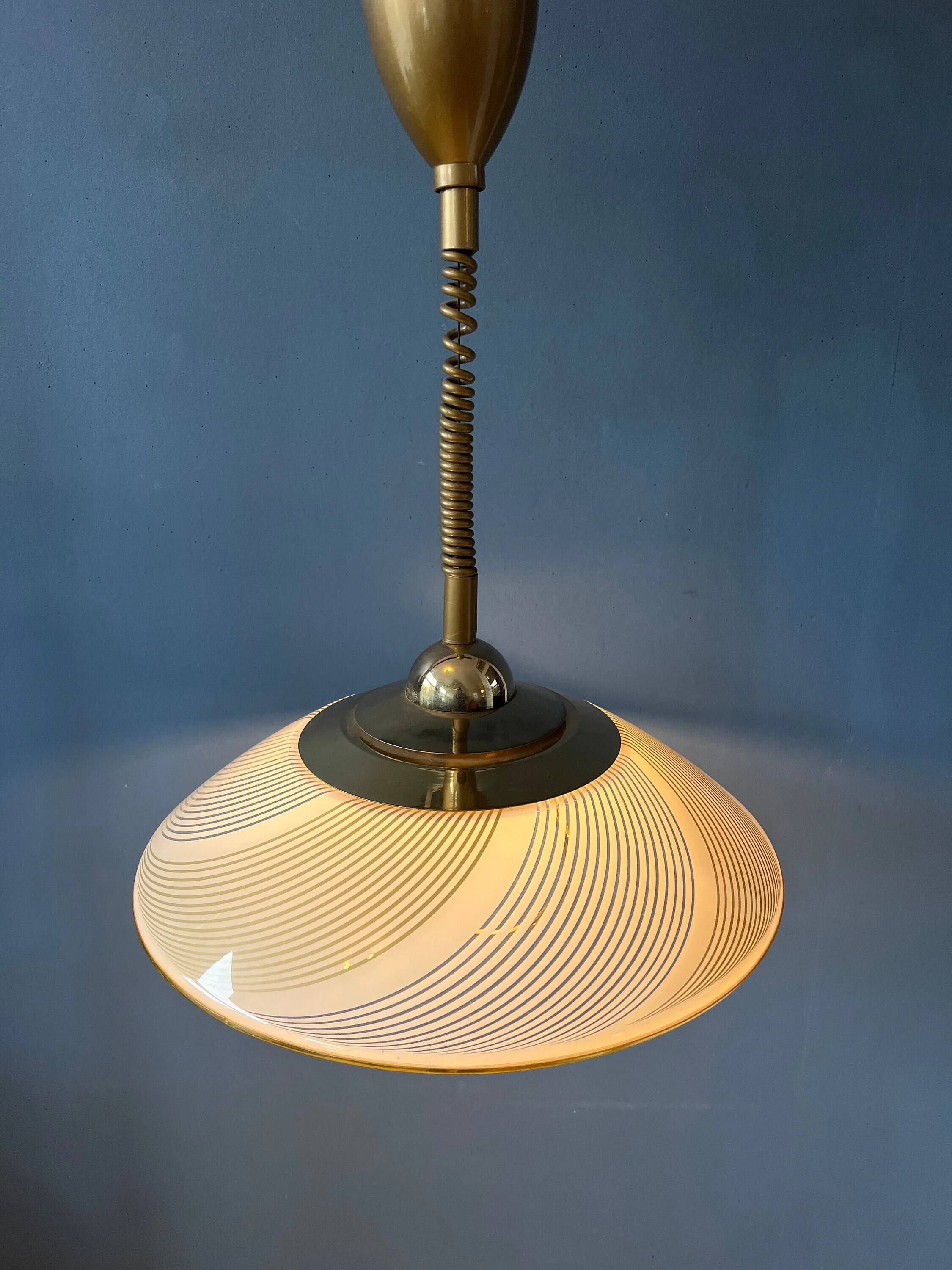 Vintage Mid-Century Hollywood Regency Suspension