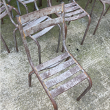 14 metal bistro chairs