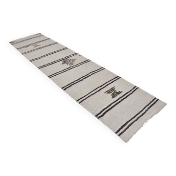 Tapis de couloir en chanvre vintage sku 3870