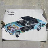Car poster "Peugeot 504"