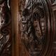 Flemish renaissance "beeldenkast" cabinet in oak wood Antwerp, ca. 1630
