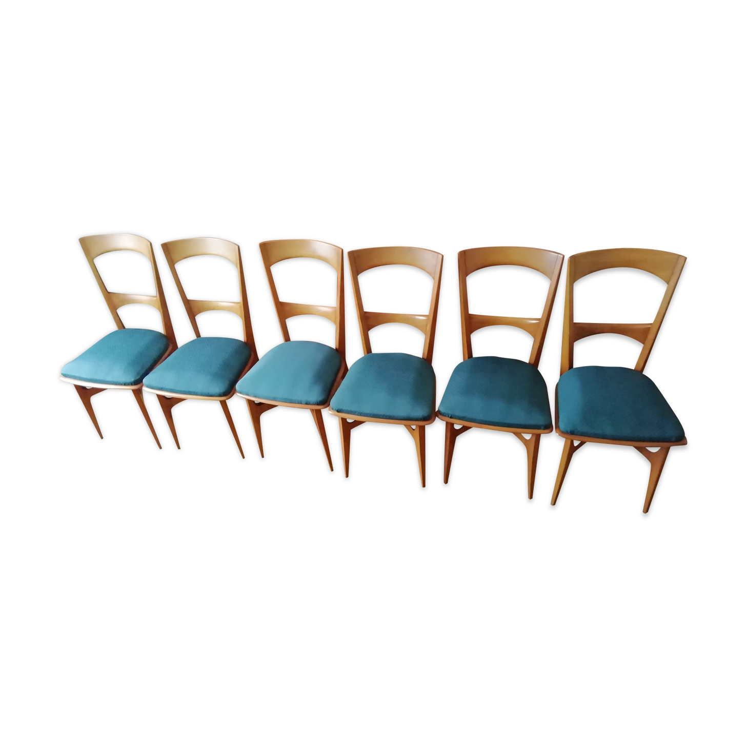 Set of 6 chairs, year 60s