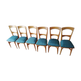 Set of 6 chairs, year 60s