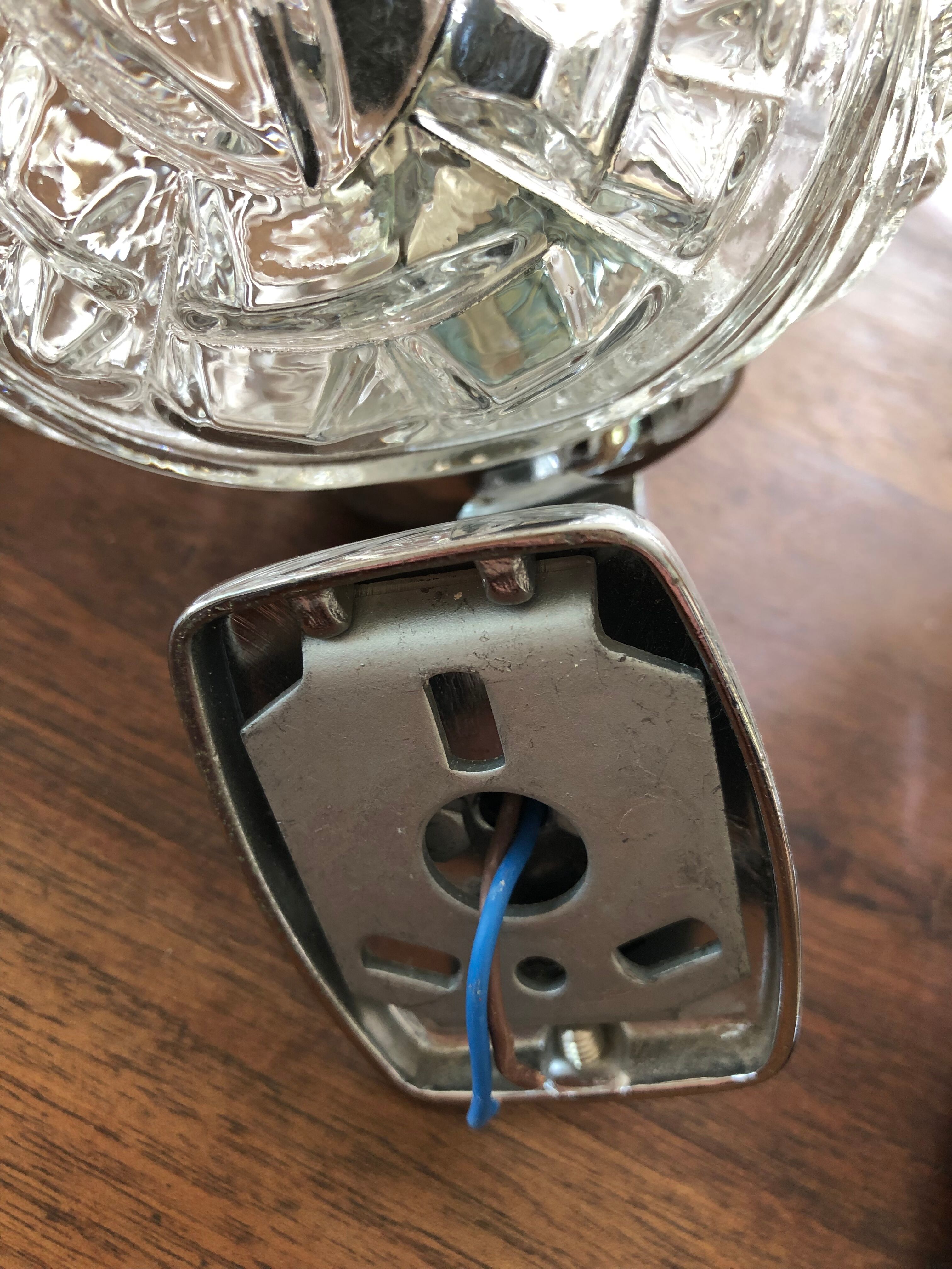 Pair of vintage wall lamps