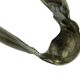 Biedermeier sugar tongs, silver-plated copper, Fraget, Poland, 19th century
