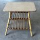 Bamboo and rattan side table with magazine rack – Years
