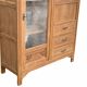 Armoire parisienne vitrée asymétrique Art déco 1930