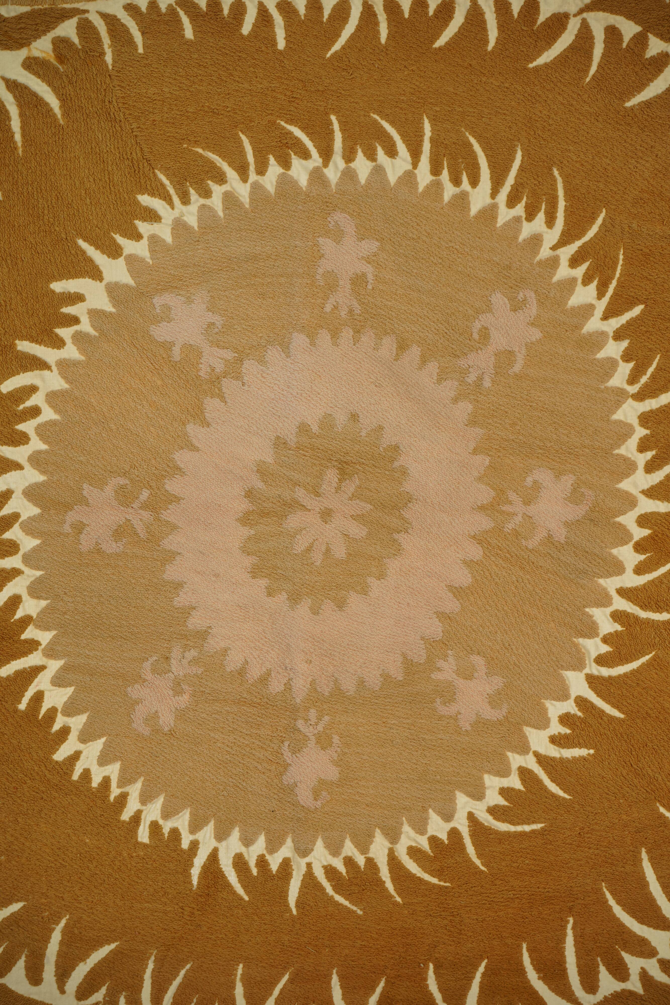 Tapis turc vintage noué à la main