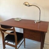 Scandinavian desk massive teak