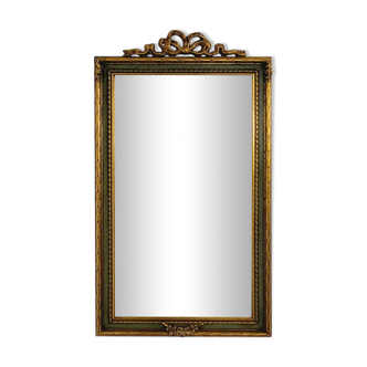 Rectangular trumeau style mirror