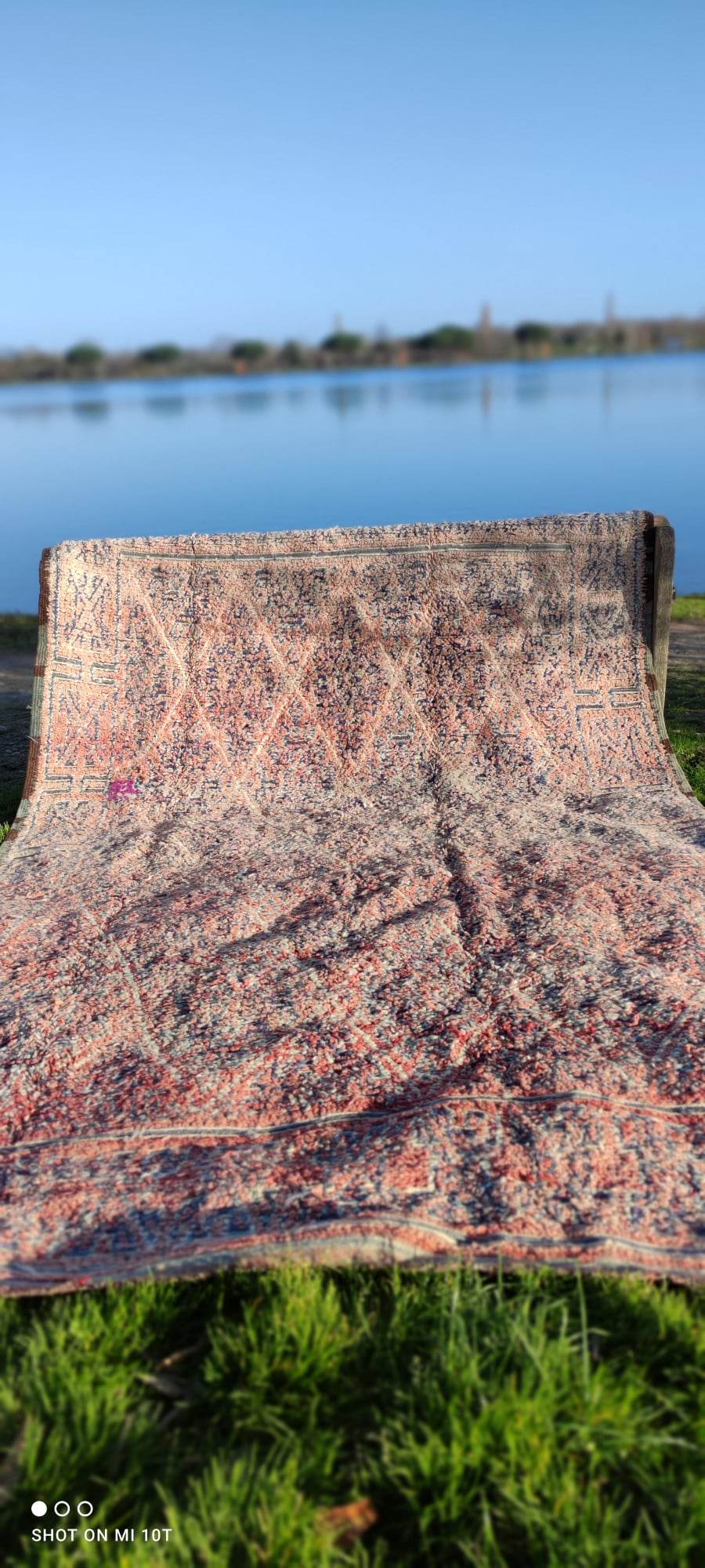 Berber carpet beni mguild seventies 3m50 on 2m05