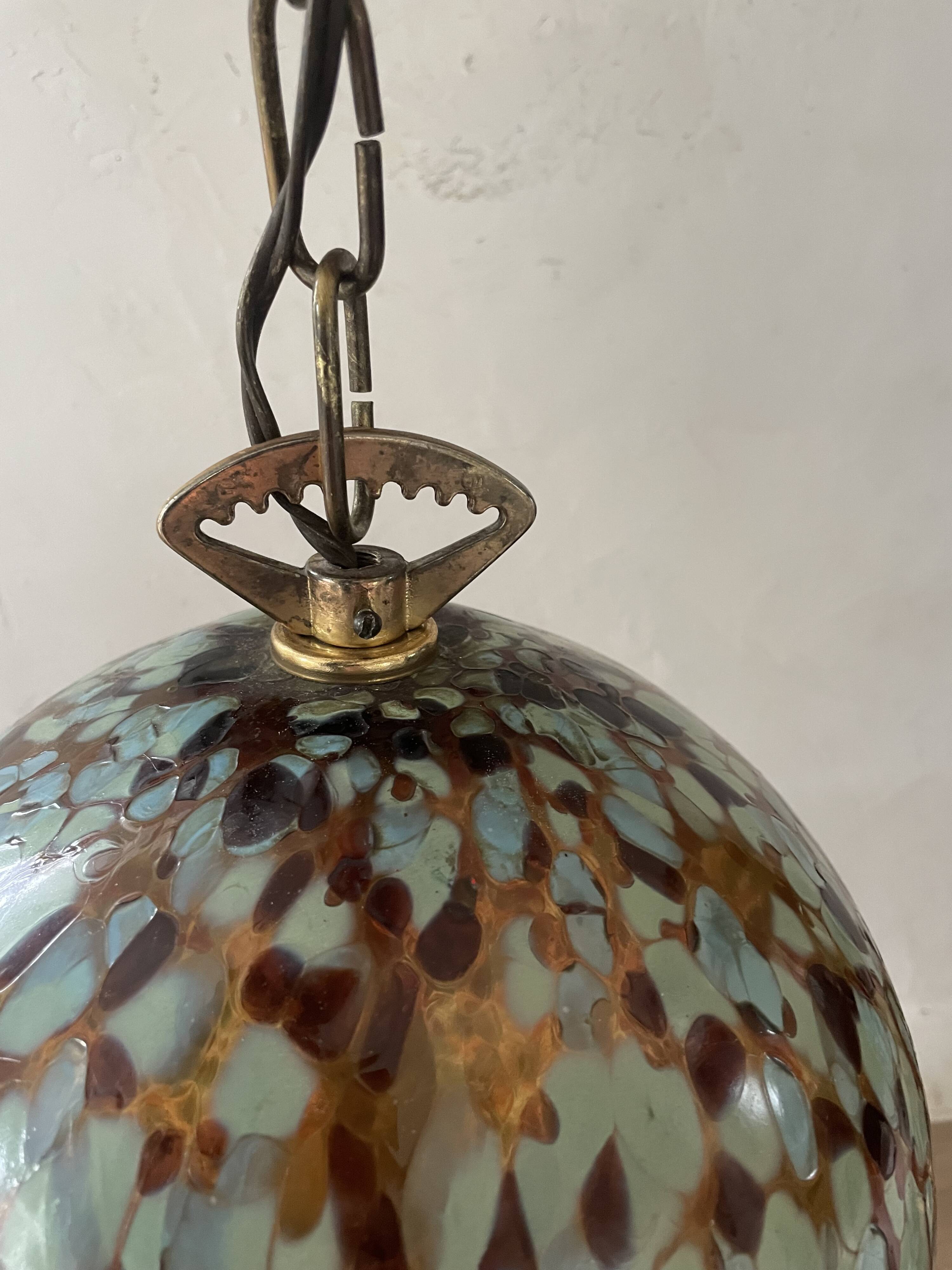 Murano glass pendant, 1970s