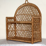 Rattan shelf