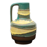Ceramic vase VEB Haldensleben, decorative vase, made in Germany