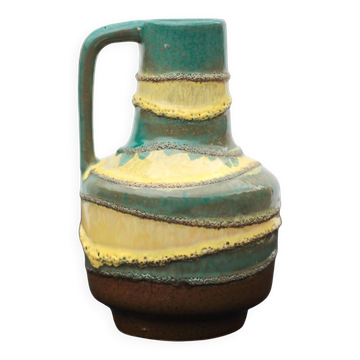 Ceramic vase VEB Haldensleben, decorative vase, made in Germany