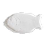 White ceramic fish dish