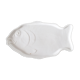 White ceramic fish dish