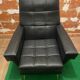 Pair of vintage leather armchairs
