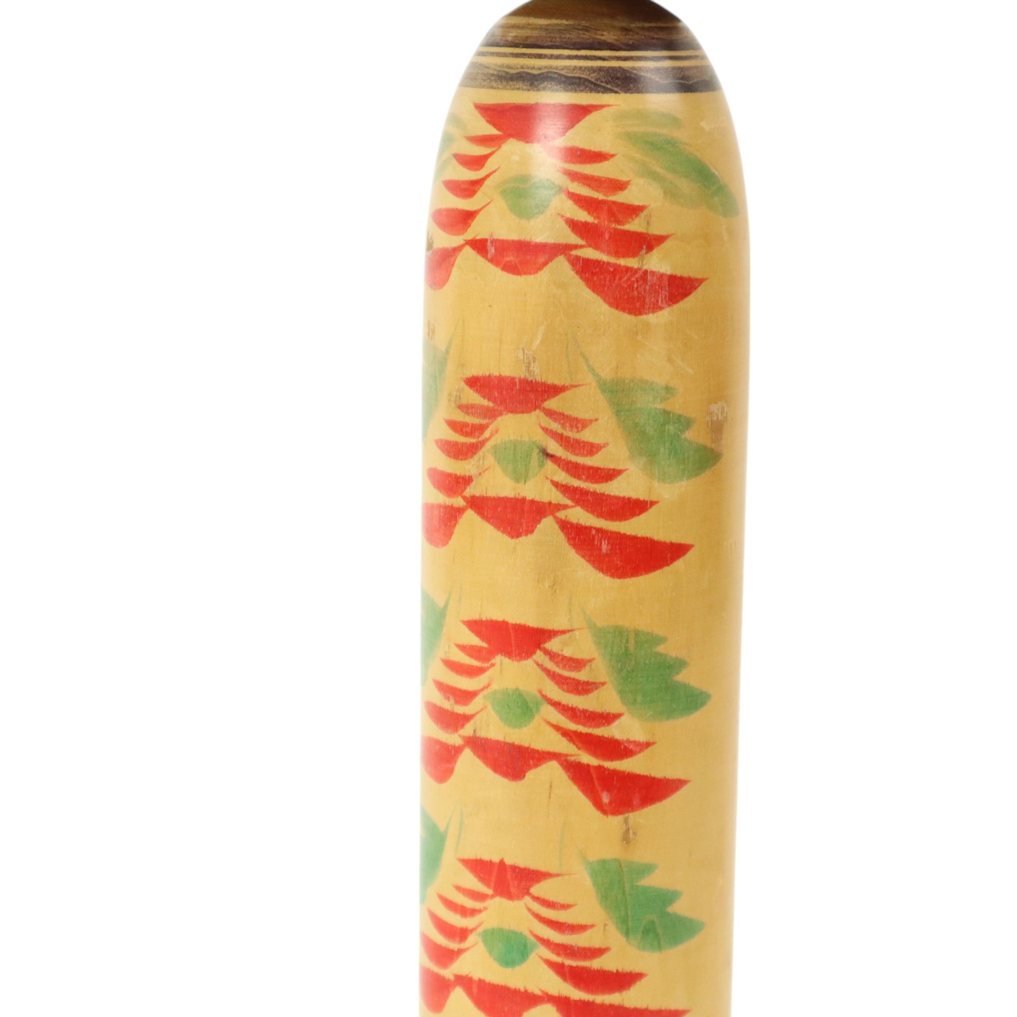 Large Kokeshi Doll XL Size Wood Japan Showa Period 38cm