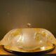 Murano glass effect flush mount light