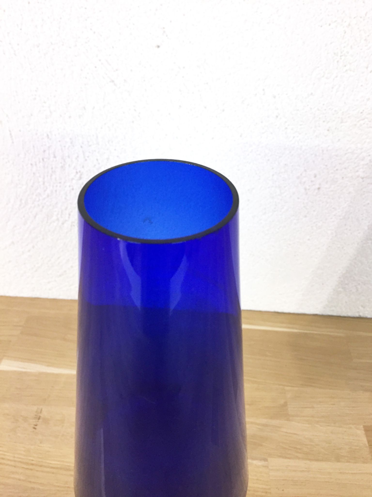 Vase bleu nuit Murano 1970