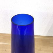 Vase bleu nuit Murano 1970