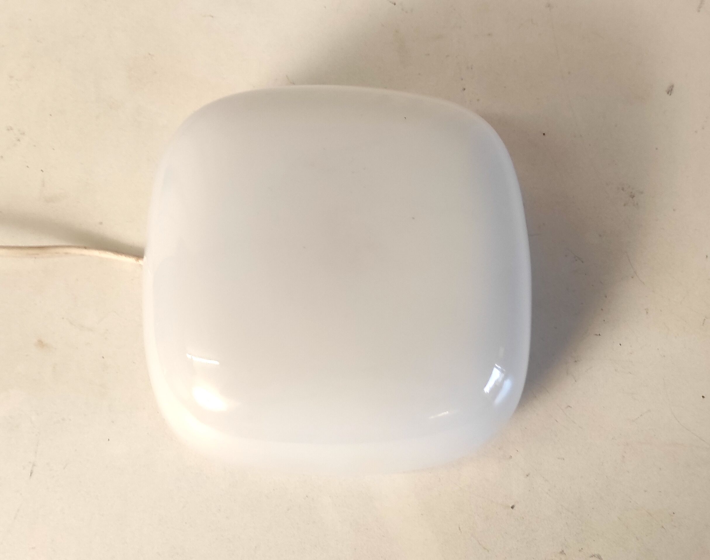 Opal glass wall lamp 60s/70s