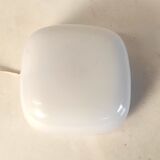 Opal glass wall lamp 60s/70s