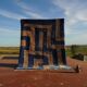 Moroccan blue and beige Berber rug 300x200 cm – handmade