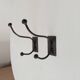 Brutalist coat rack pair