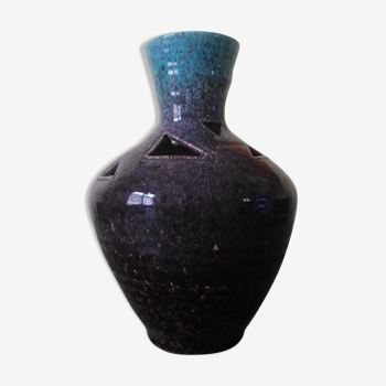 Ceramic vase 60s Accolay