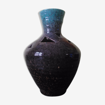 Vase céramique Accolay années 60