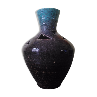 Vase céramique Accolay années 60