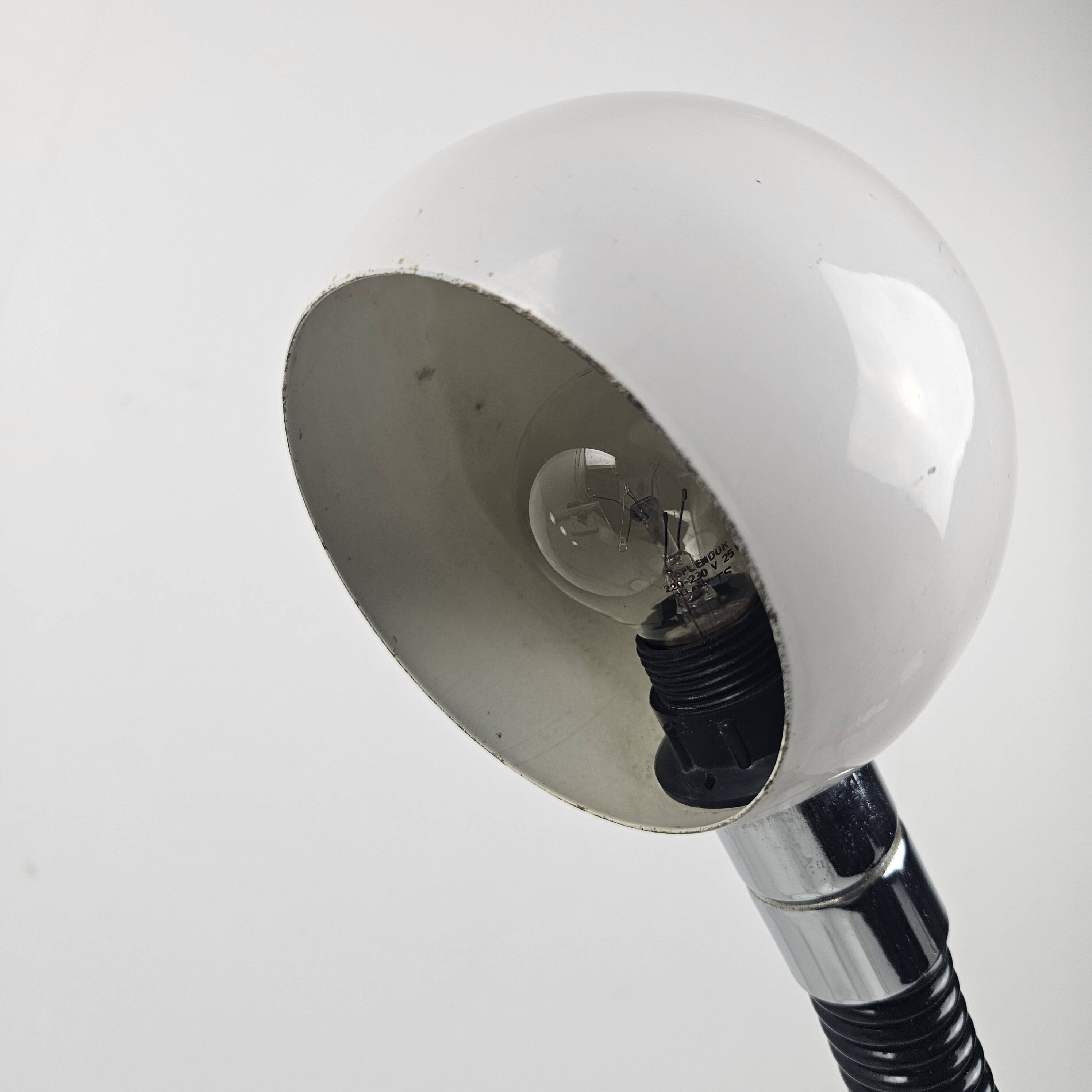 Space Age "Eyeball" Desk Lamp with Flexible Gooseneck, 1970's