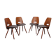 Suite de 4 chaises par Frantisek Jirak 1960