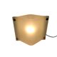 Lumi Moda Italia - lampe de table - verre dépoli - postmoderne - années 80