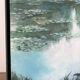 Huile sur toile "Lac aux nénuphars" signée