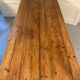 English farmhouse table in solid pine from the late 19th century, L187cm.