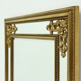 Large Decorative Gold Plated Mirror by Deknudt Belgium 1980s