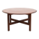 Table de canapé ronde en teck par ASKO