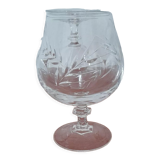 Crystal cognac glasses